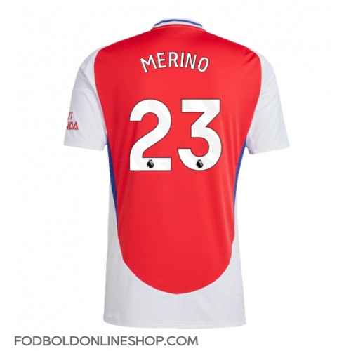 Arsenal Mikel Merino #23 Hjemmebanetrøje 2024-25 Kortærmet